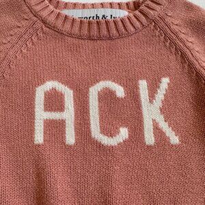 Ellsworth & Ivey "ACK " Crewneck Sweater 18-24 Months